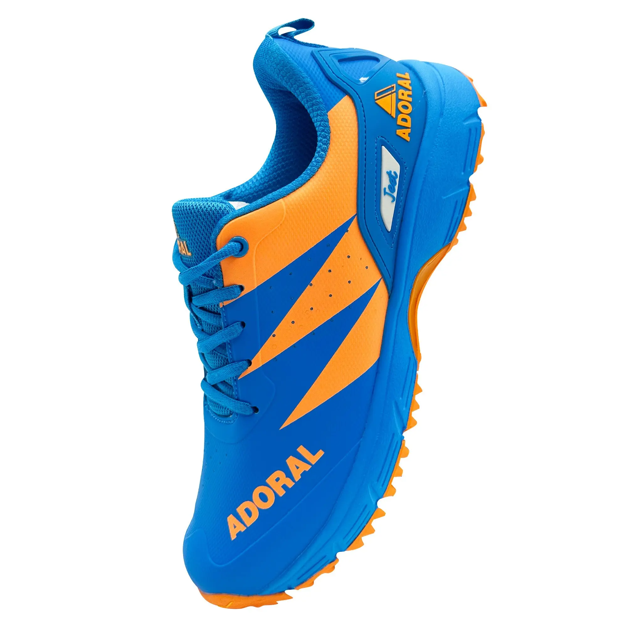 ADORAL Jeet Blue Orange Cricket Shoes - Image 10