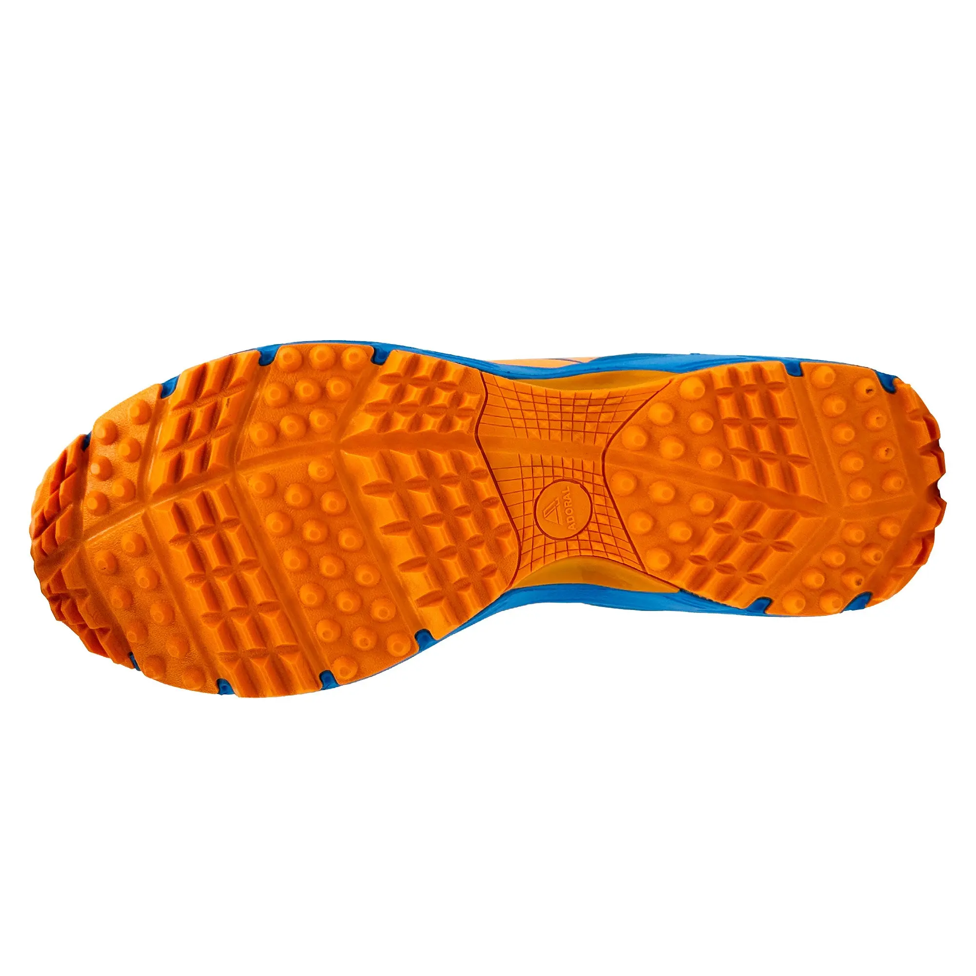 ADORAL Jeet Blue Orange Cricket Shoes - Image 11