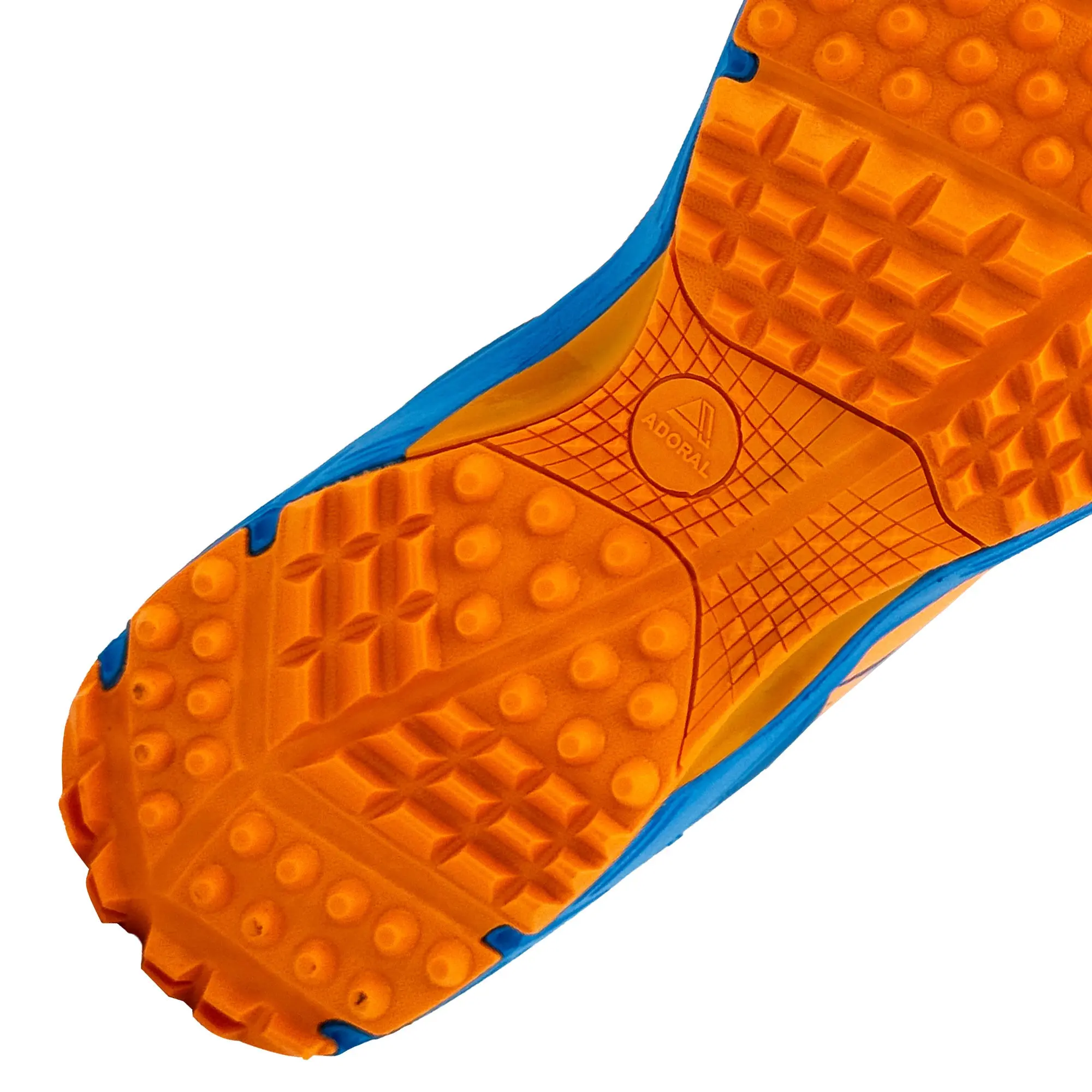 ADORAL Jeet Blue Orange Cricket Shoes - Image 12