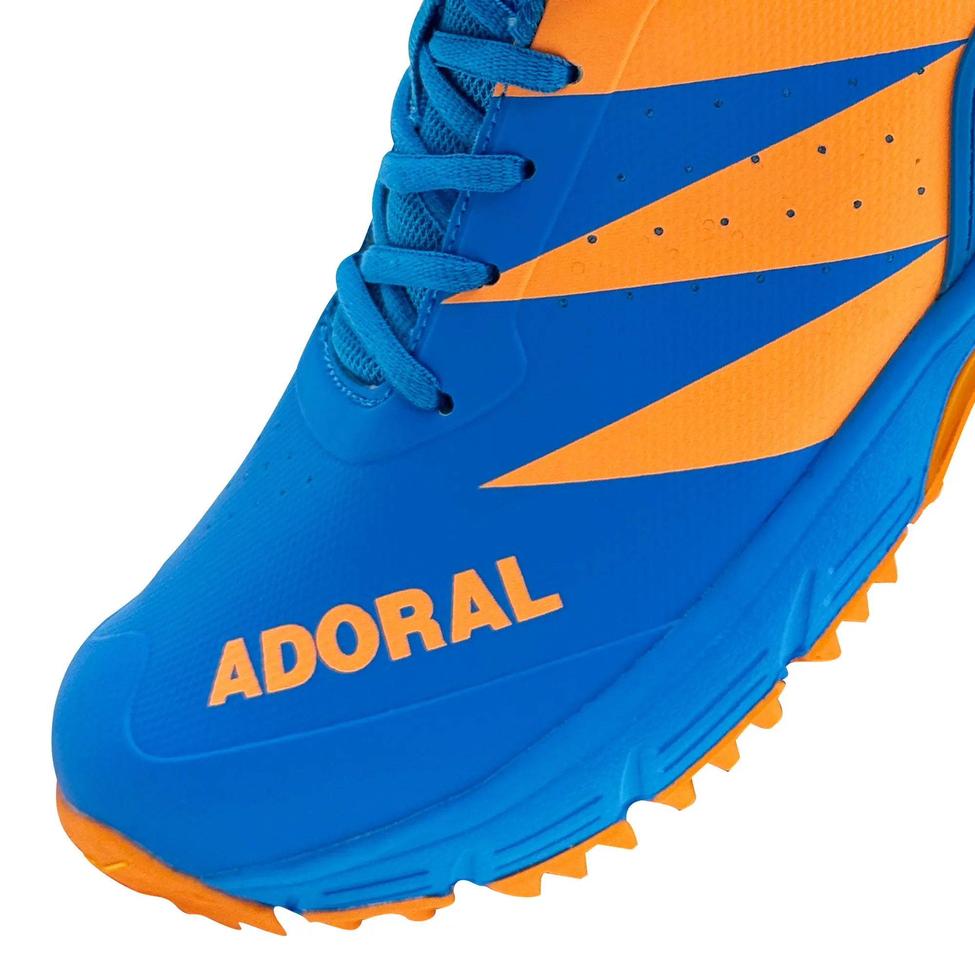 ADORAL Jeet Blue Orange Cricket Shoes - Image 6