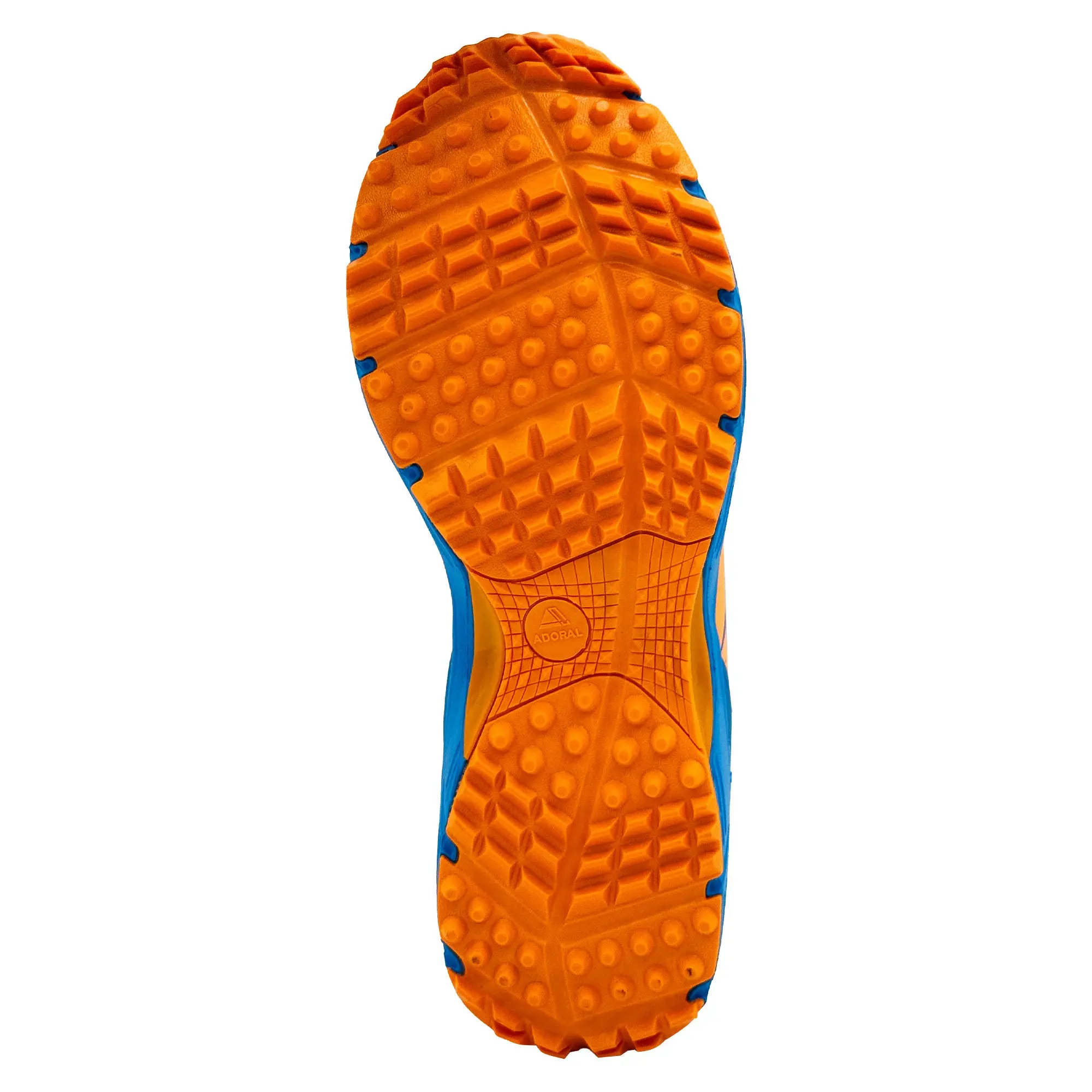 ADORAL Jeet Blue Orange Cricket Shoes - Image 9