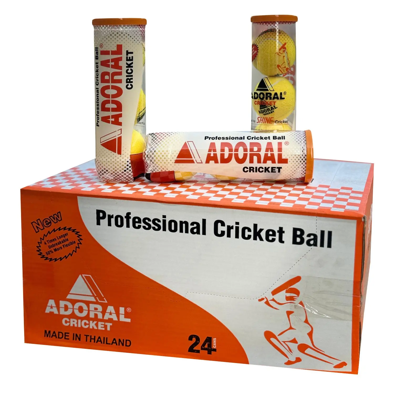Adoral Shine Cricket Tape Ball (3 Pack Ball) - Image 4
