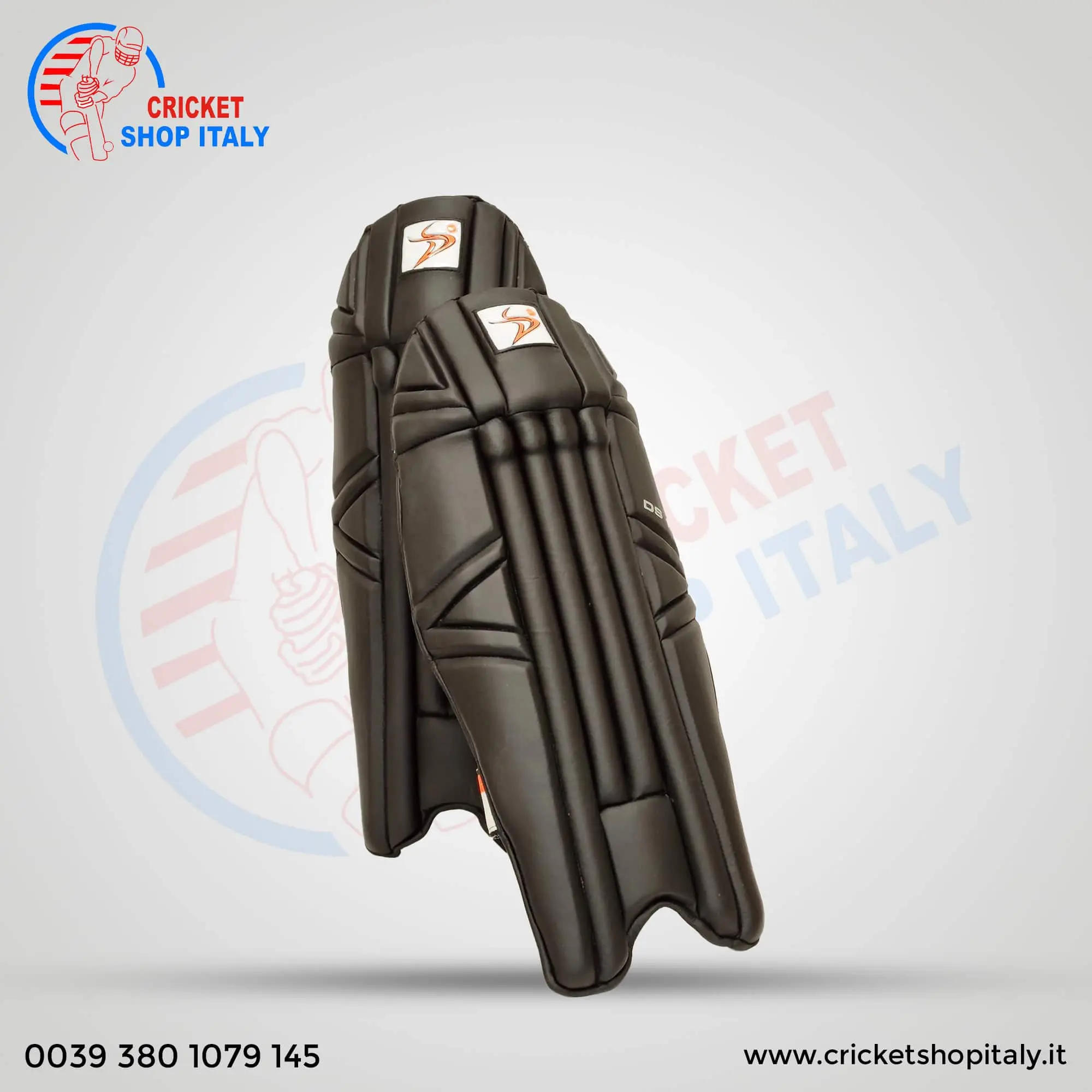 DS 1.0 Wicket Keeper Pads Black - Image 4