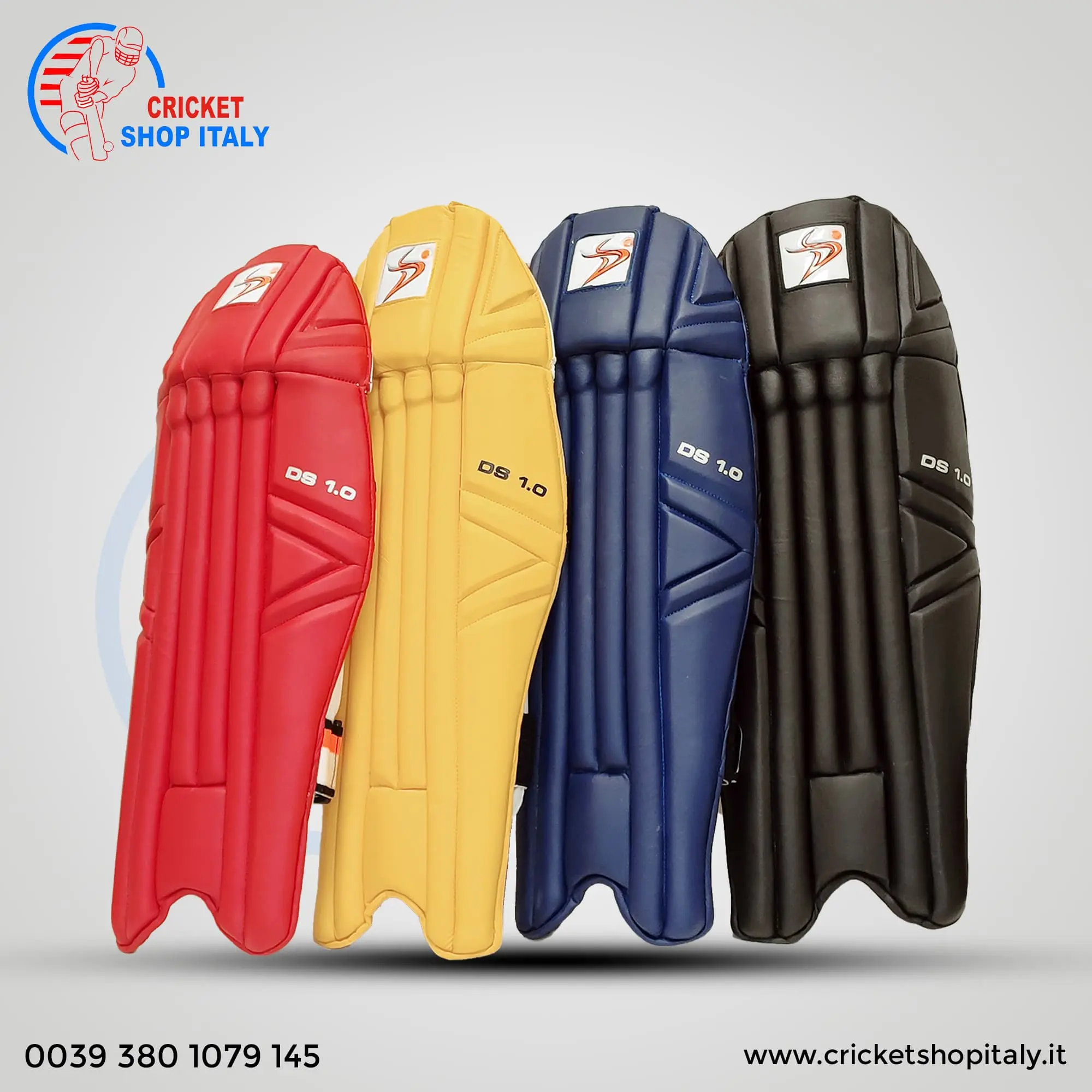 DS 1.0 Wicket Keeper Pads Black - Image 5