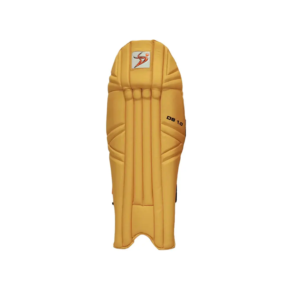 DS 1.0 Yellow Wicket Keeper Pads - Image 4