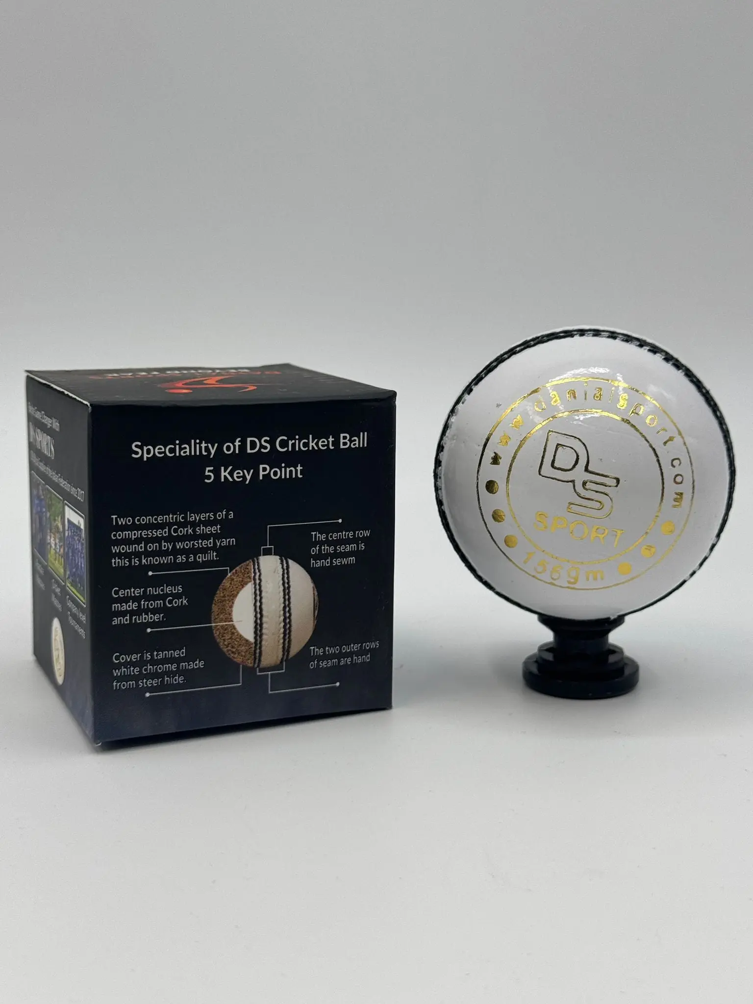 DS 40 Over Cricket Ball (6 Balls Pack) - Image 5