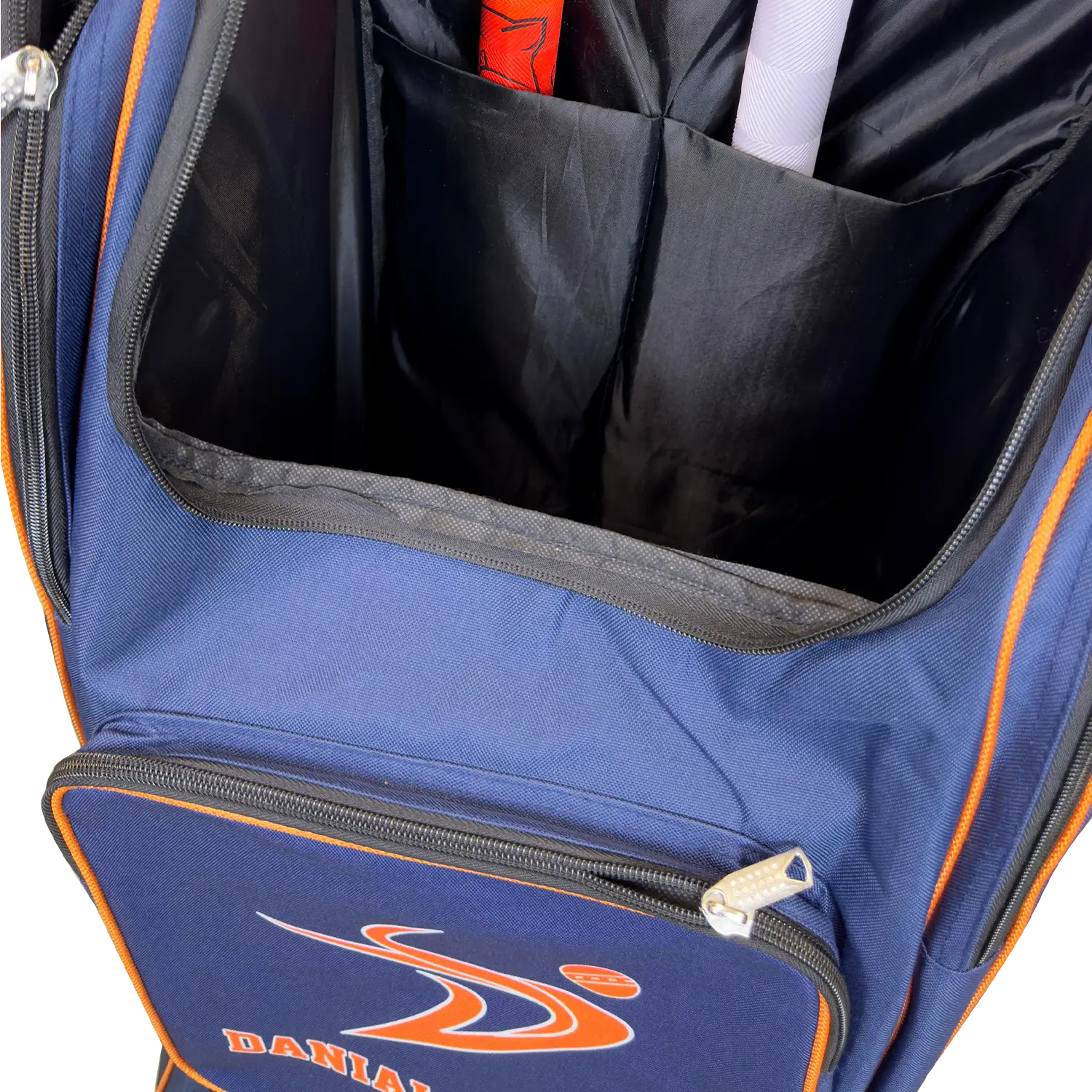 DS 1.0 Duffle Cricket Bag Blue/Orange - Image 11