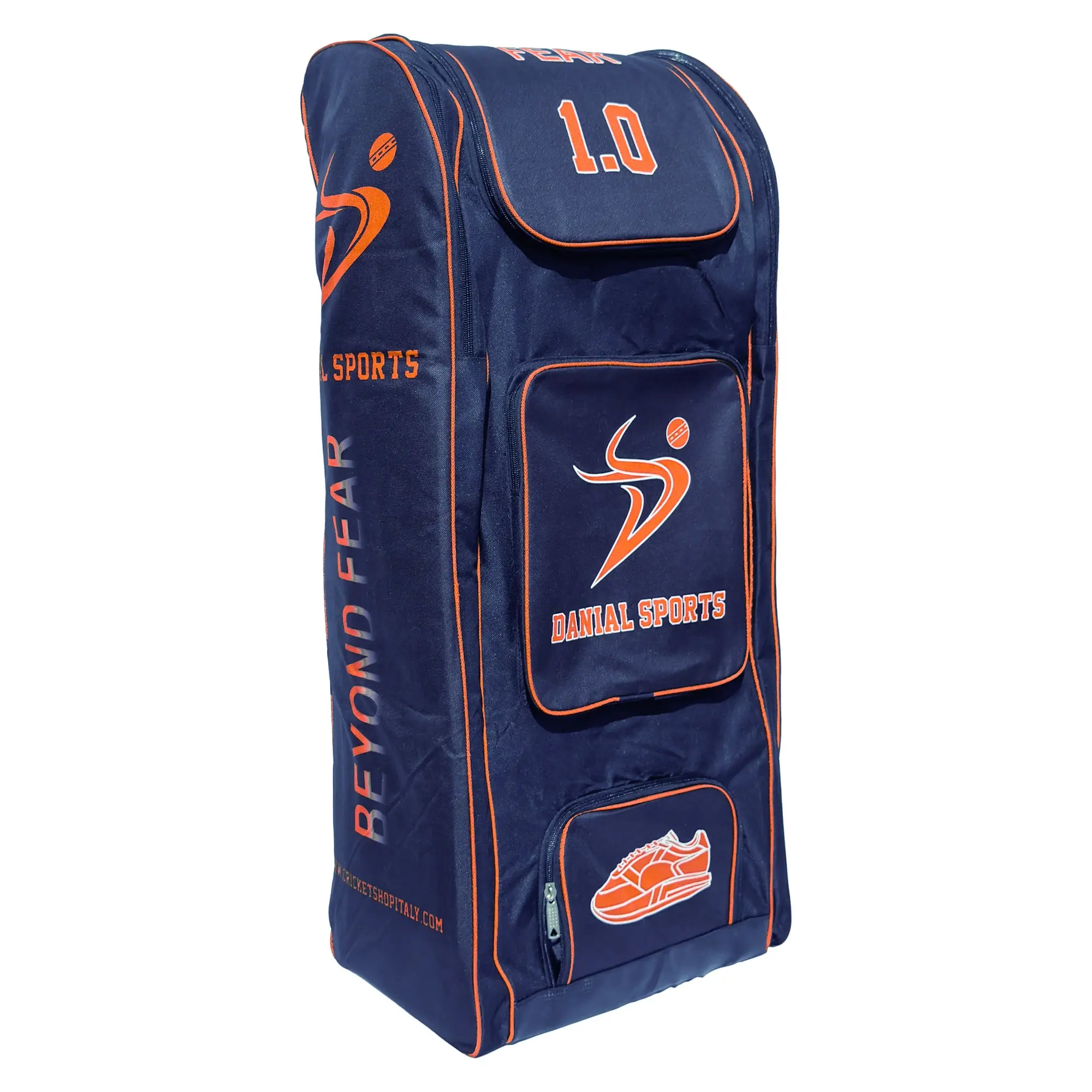 DS 1.0 Duffle Cricket Bag Blue/Orange - Image 3