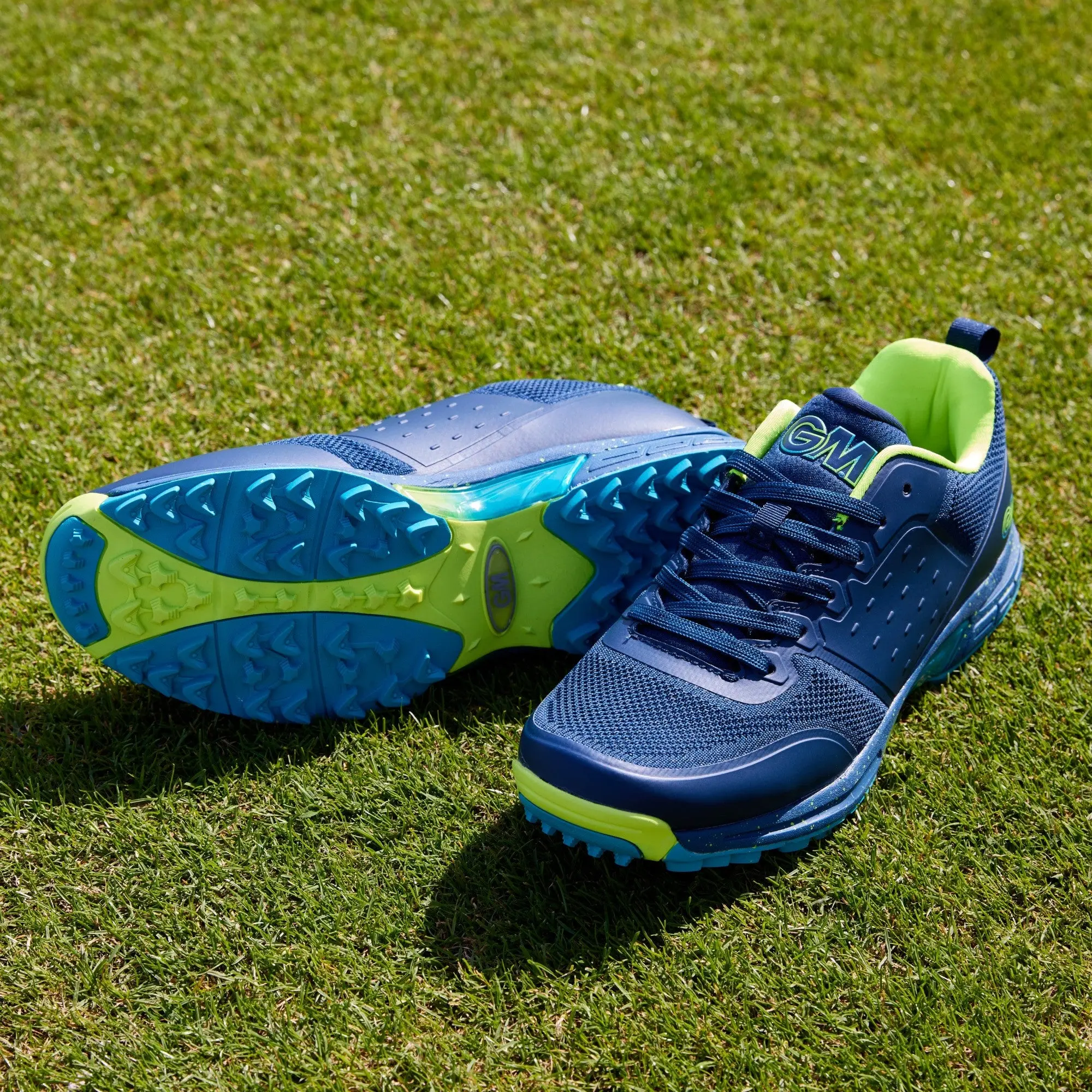 GM Aion RUBBER All Rounder Cricket Shoe Navy - Image 6