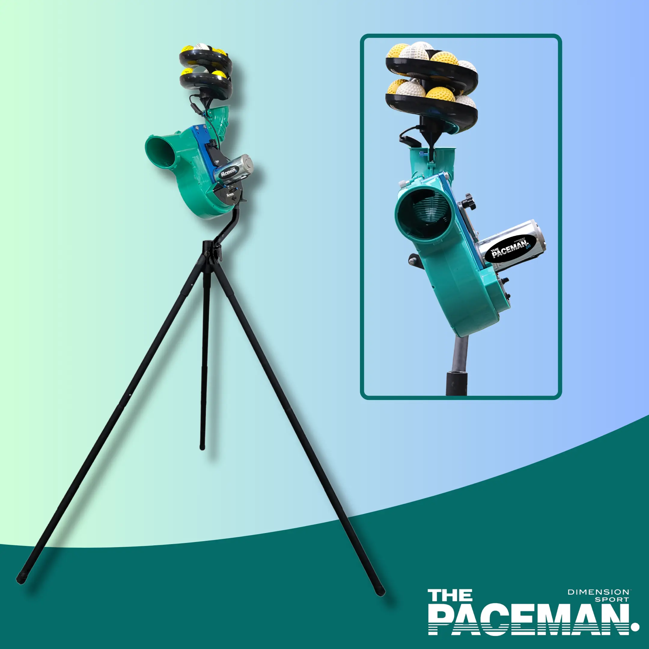 Paceman 245 Edge Cricket Bowling Machine - Image 4