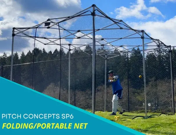 Pitch Concept Sp6 Folding Portable Batting Net - Image 5